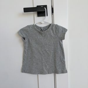 ✨4 for 12 Primary Gray Short Sleeve Tunic 6-12 Months
